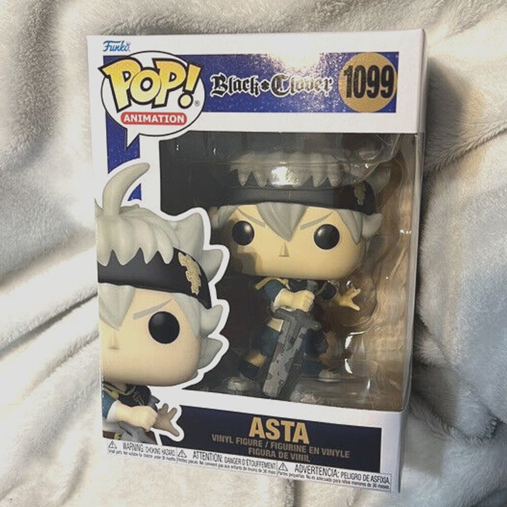 Funko Pop Animation Black Clover Asta #1099 Vinyl Figure Anime Vaulted